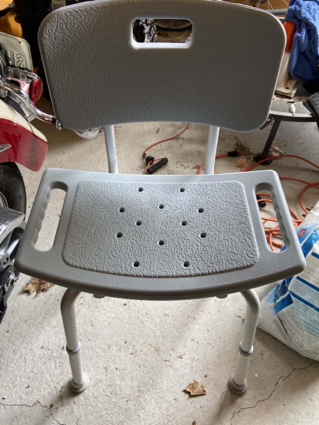 Grey Shower Chair