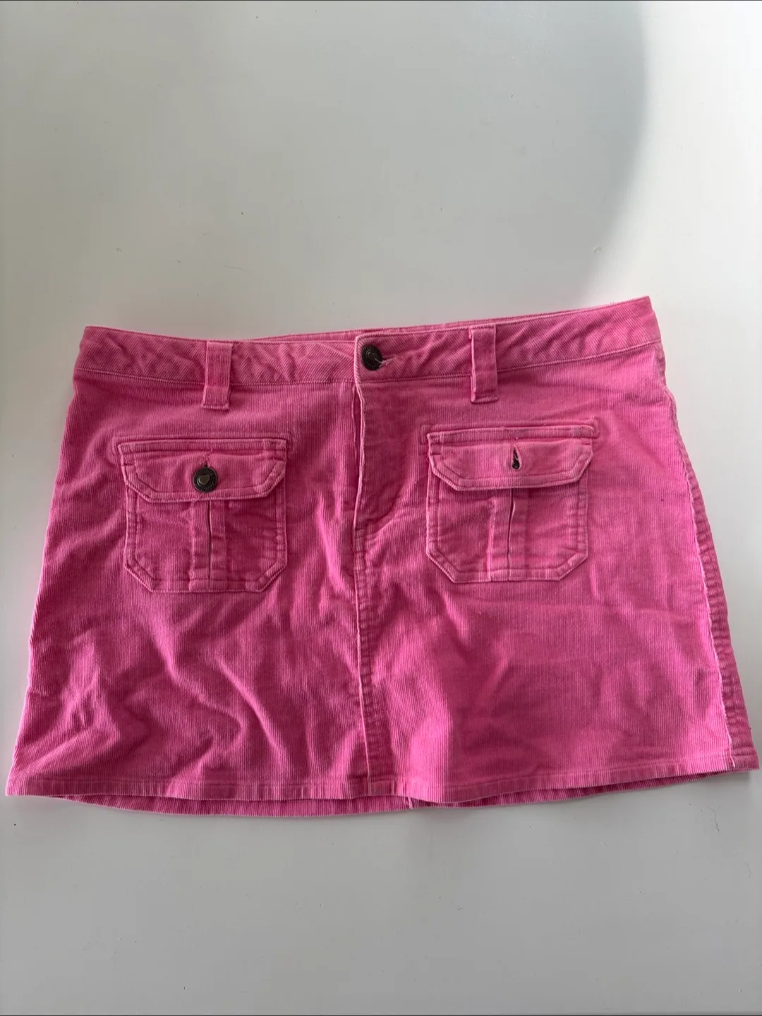 Pink Corduroy Mini Skirt thumbnail