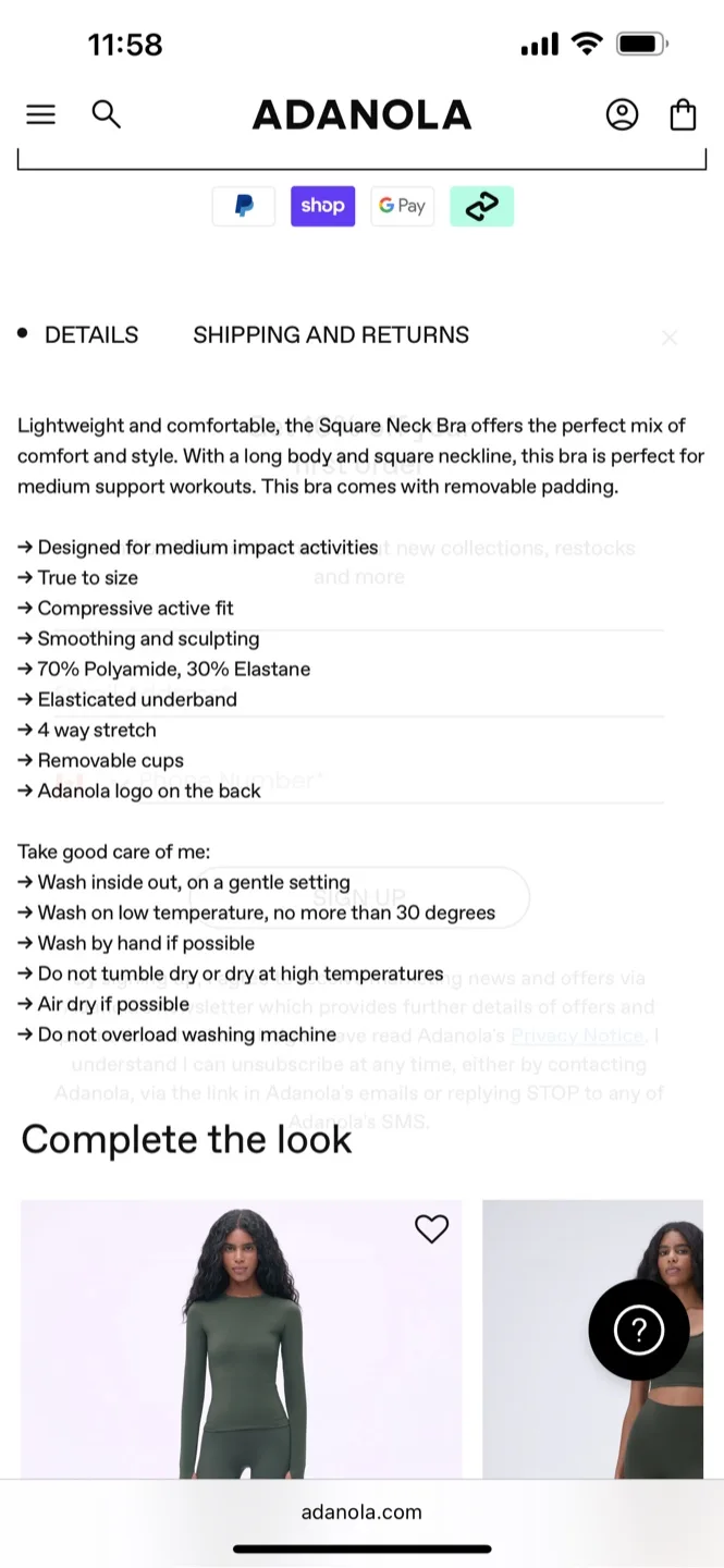 Adanola Women's Ultimate Square Neck Bra - small image indicator(4)