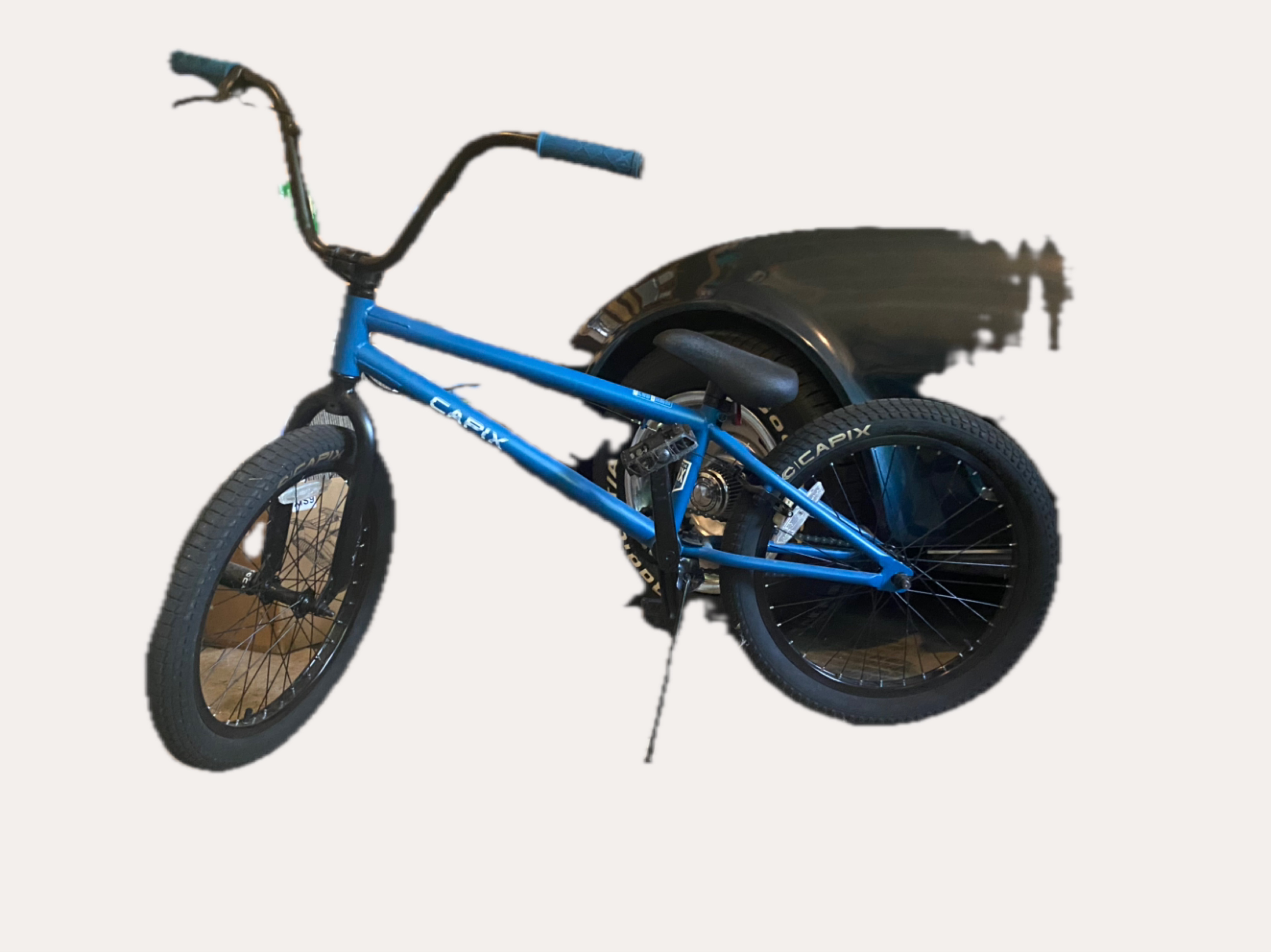 Blue BMX Bike