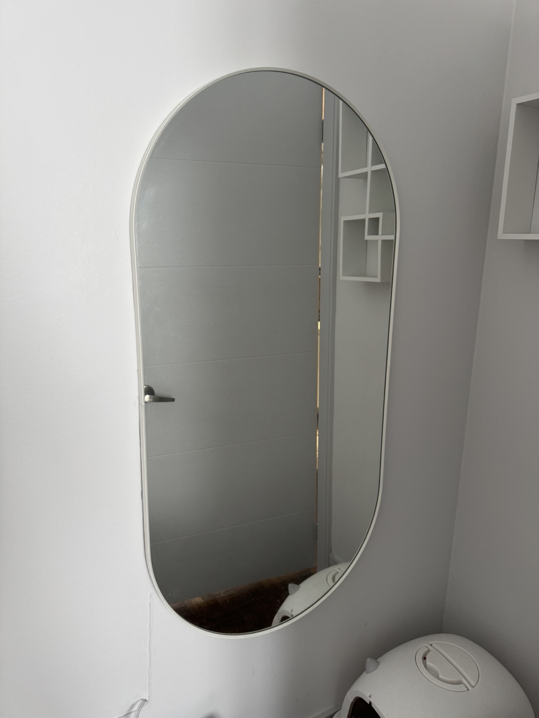 Modern Oval Mirror
