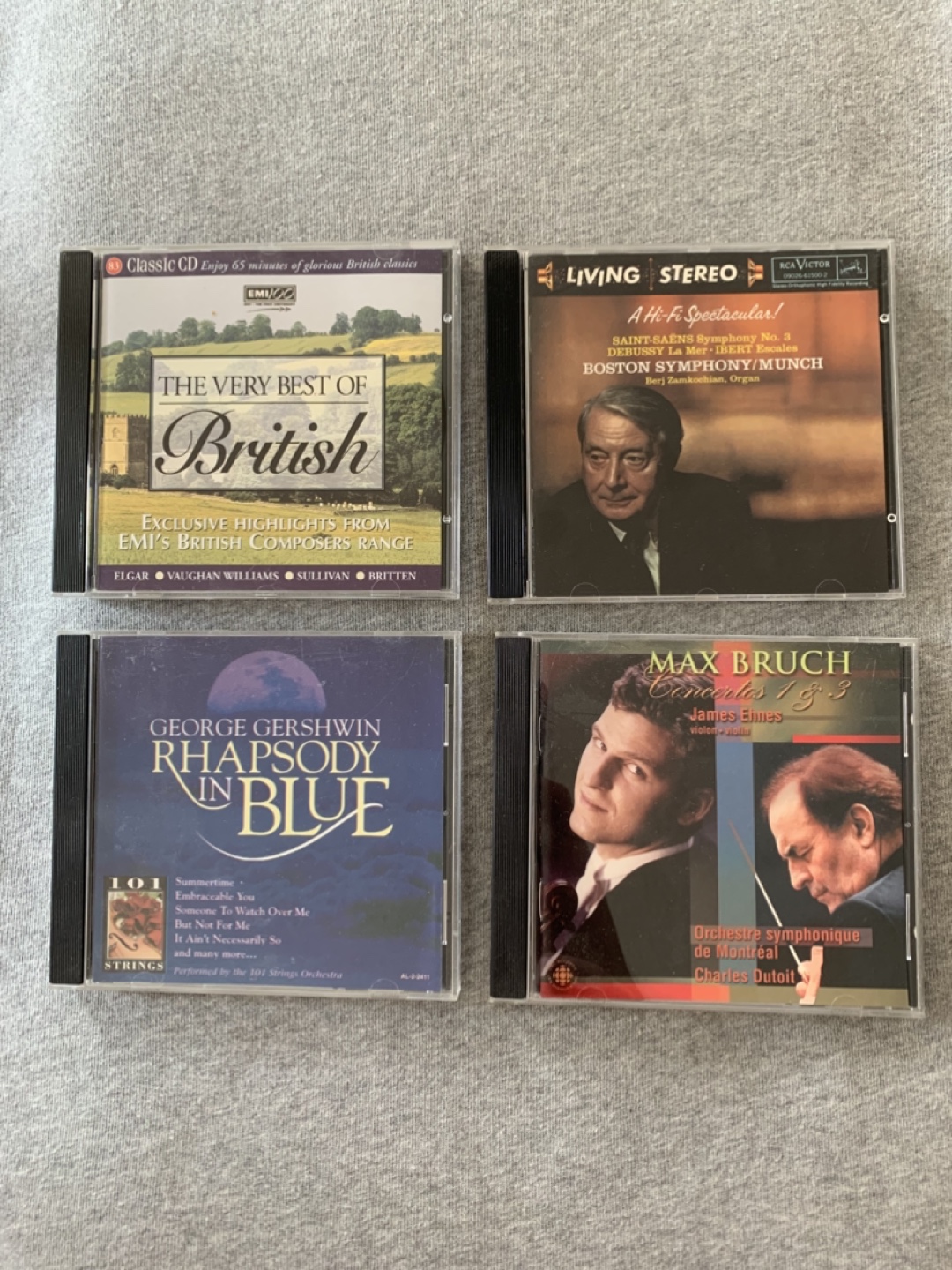 Set of Four Classic Music CDs