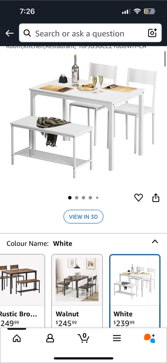 Dinner table, 2 chairs, 1 bench. - photo 3