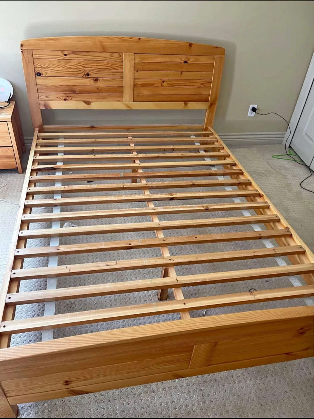 Real Wood Queen bed frame * FREE DELIVERY thumbnail