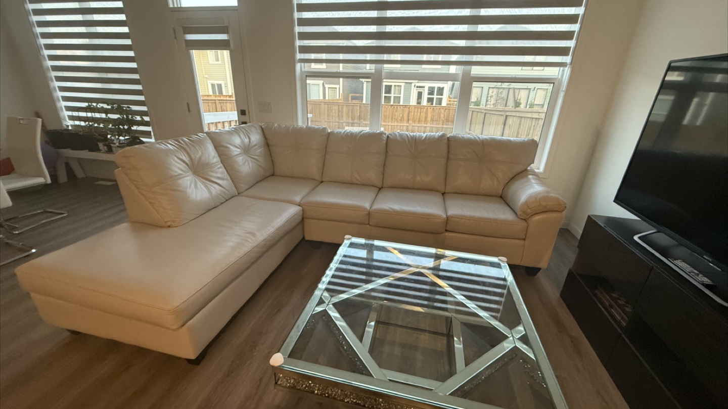 Cream Sectional Couch