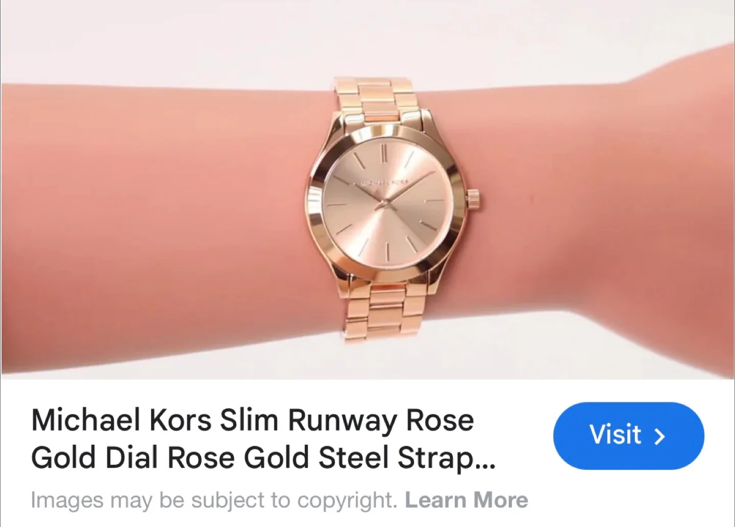 Michael Kors Rose Gold Watch image indicator(2)