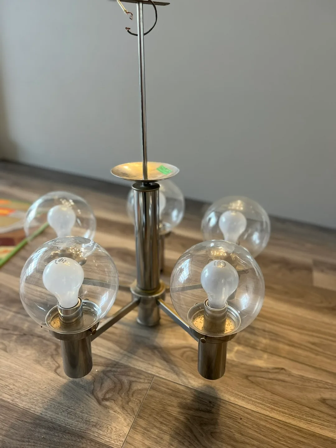 Vintage Globe Chandelier light thumbnail