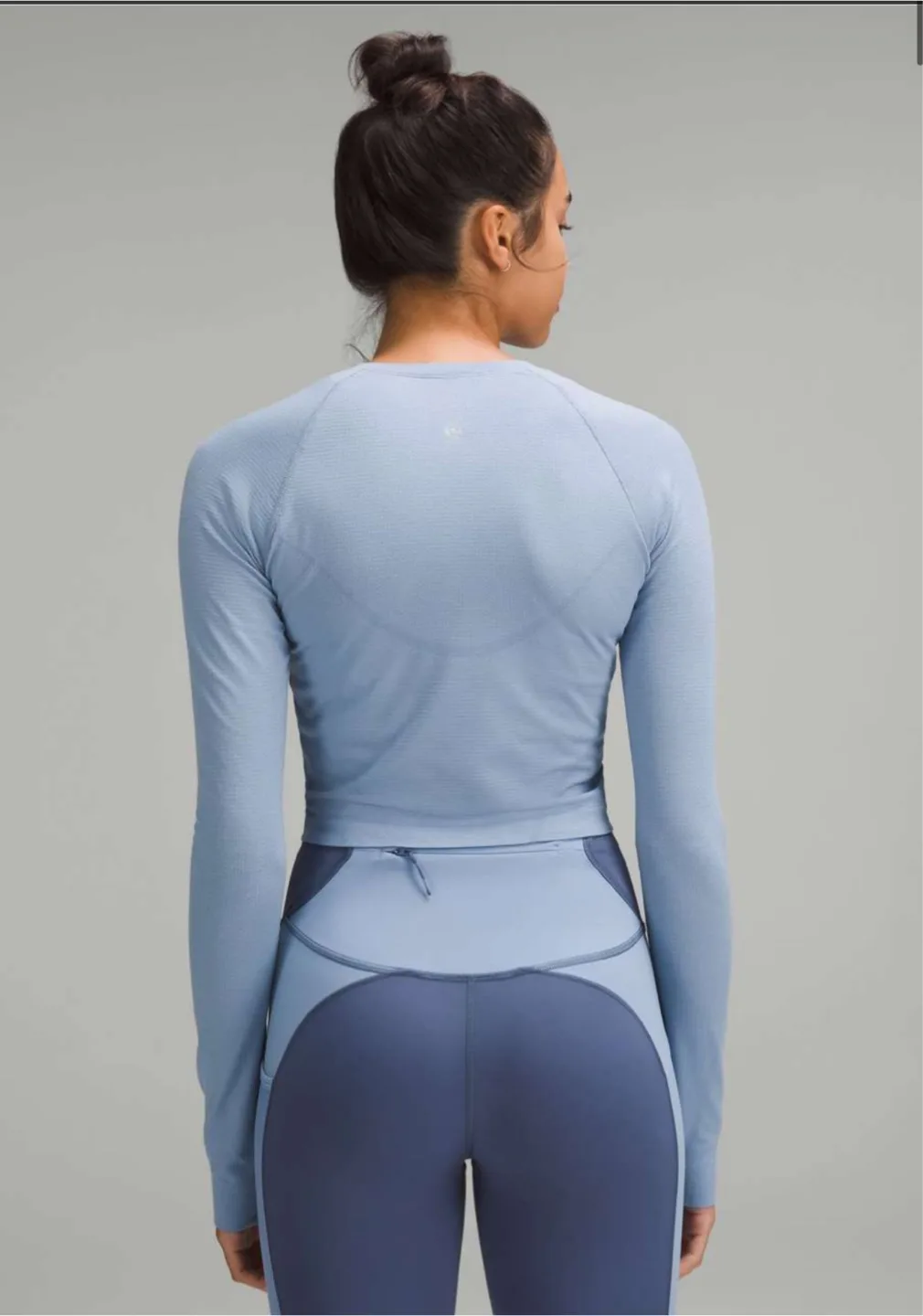 Lululemon Swiftly Tech Cropped Long-Sleeve Shirt 2.0 - size 8 image indicator(4)