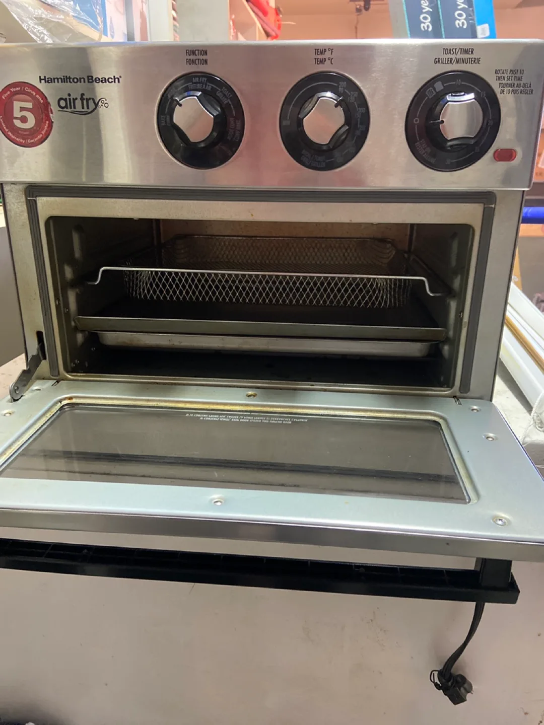 Hamilton Beach Air Fry Oven image indicator(3)