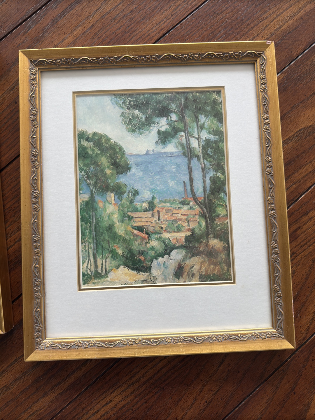 Pair of Framed Landscape Prints - photo 2