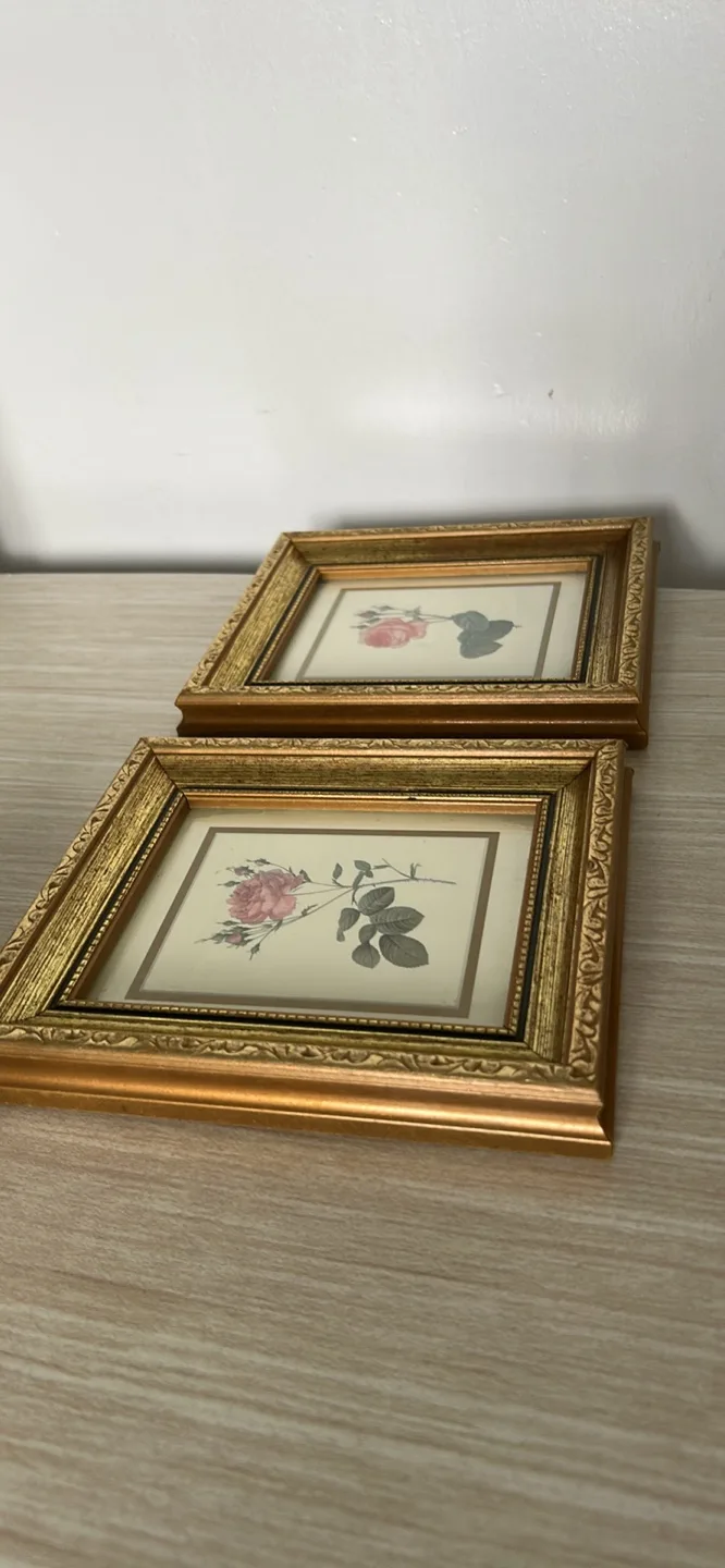 Set of Rose Framed Pictures thumbnail