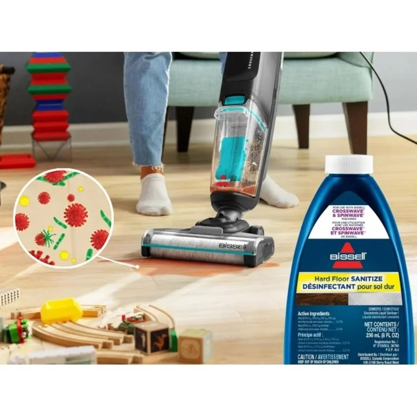 Bissell Crosswave Multi-surface Vacuum Cleaner image indicator(3)
