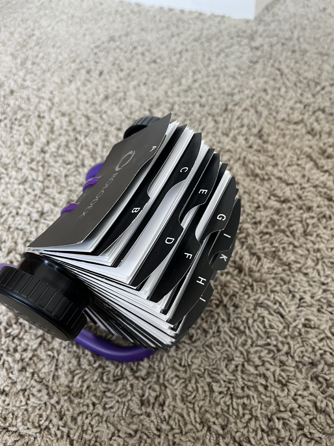 Purple Rolodex and Paperclips - photo 4