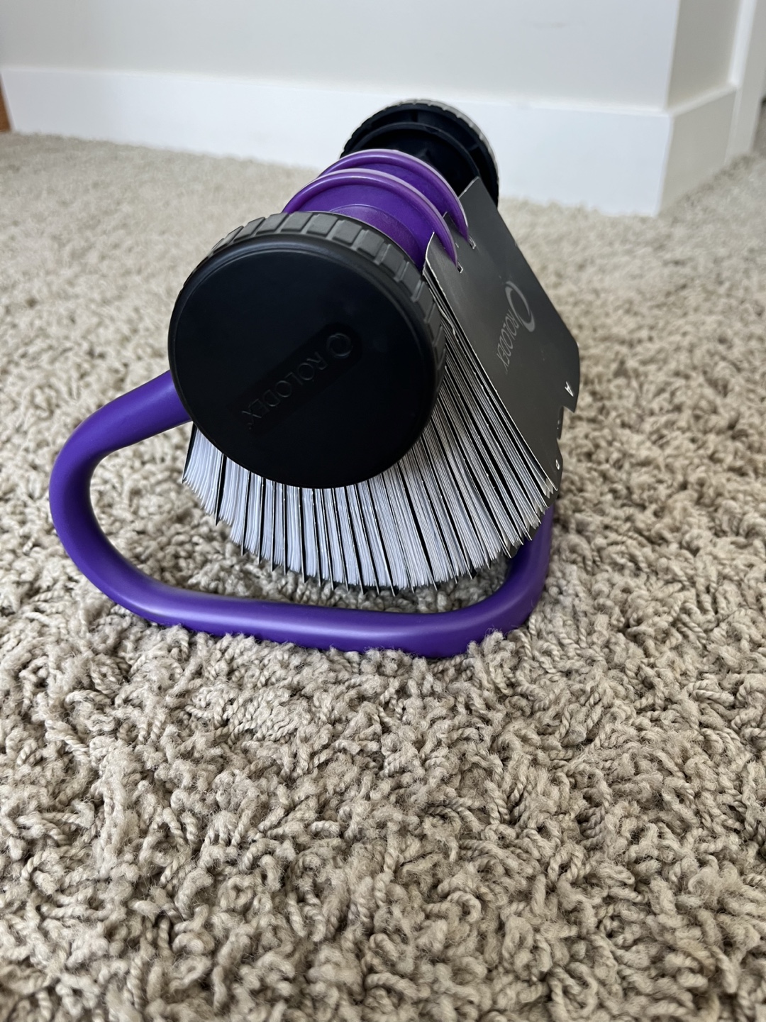 Purple Rolodex and Paperclips - photo 2