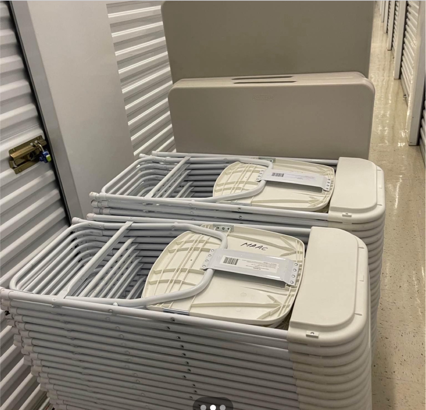 Tables and chairs for rent