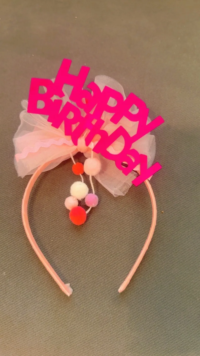 Happy Birthday Headband thumbnail