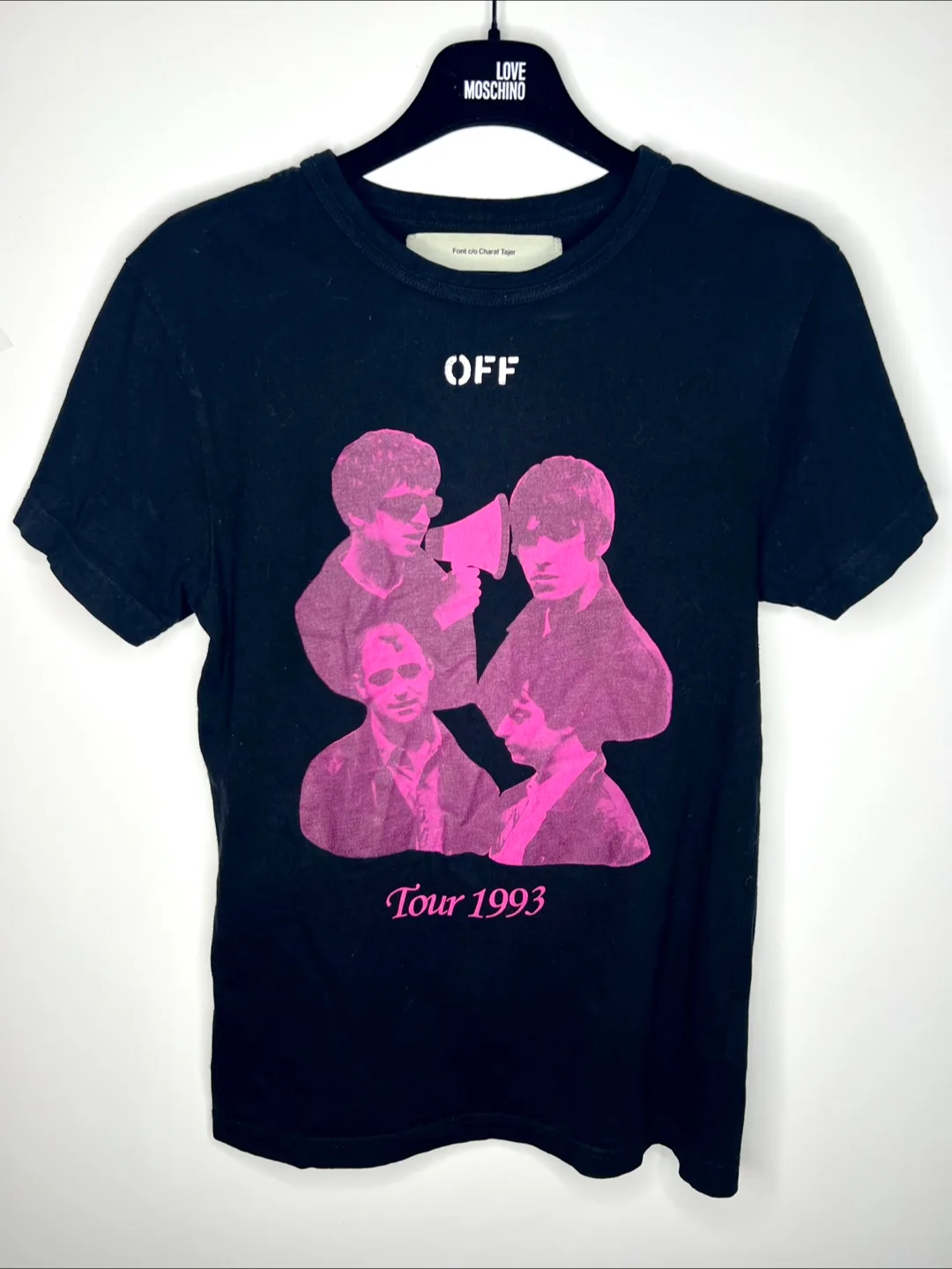 OFF WHITE Black Tour 1993 Tee Unisex Size S thumbnail