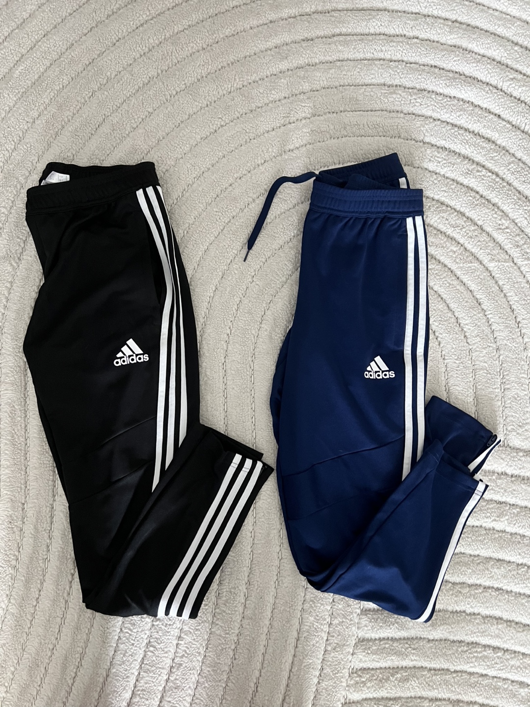 Adidas Track Pants - Black and Blue