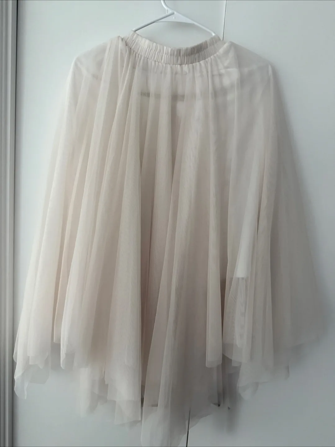 Ivory Tulle Skirt thumbnail