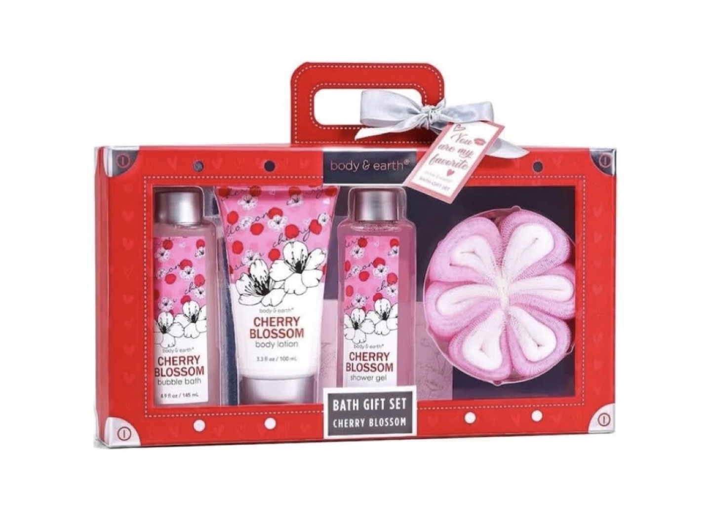Cherry Blossom Bath Gift Set