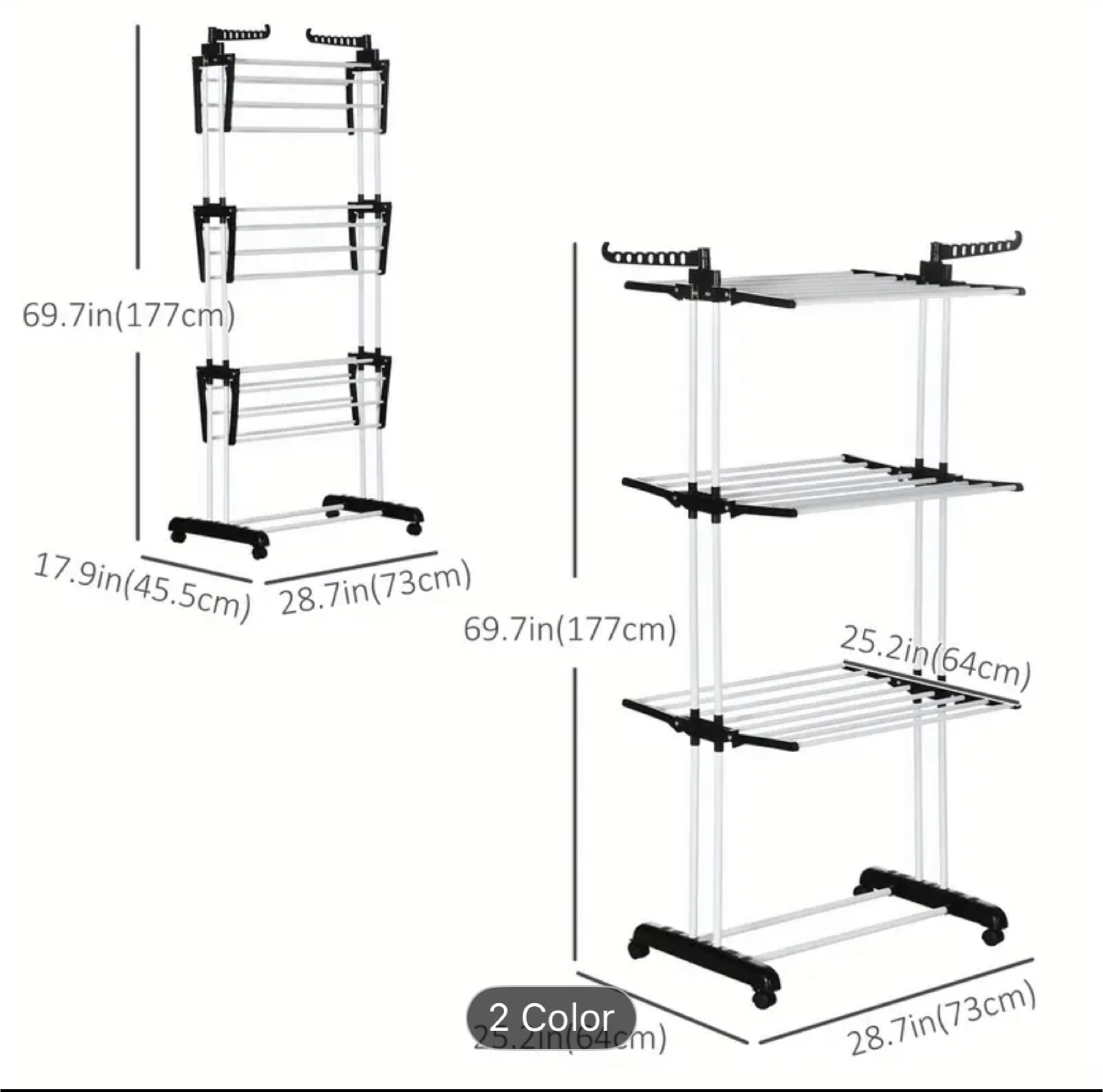 Foldable Clothes Drying Rack - photo 3