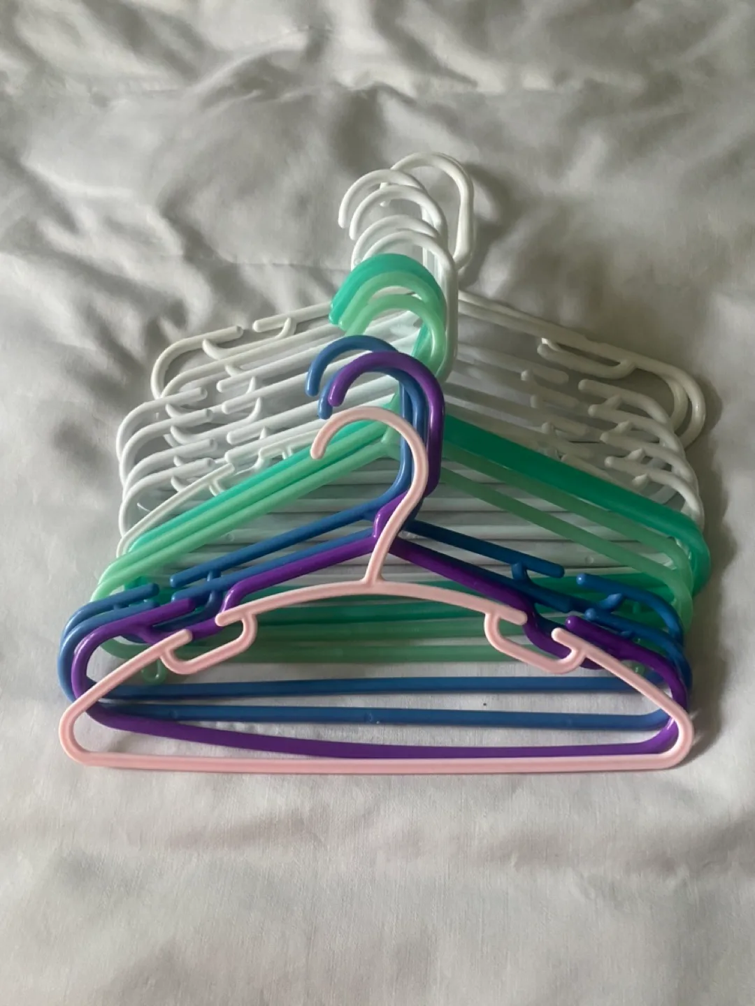 Multi - Coloured Plastic children Hangers thumbnail
