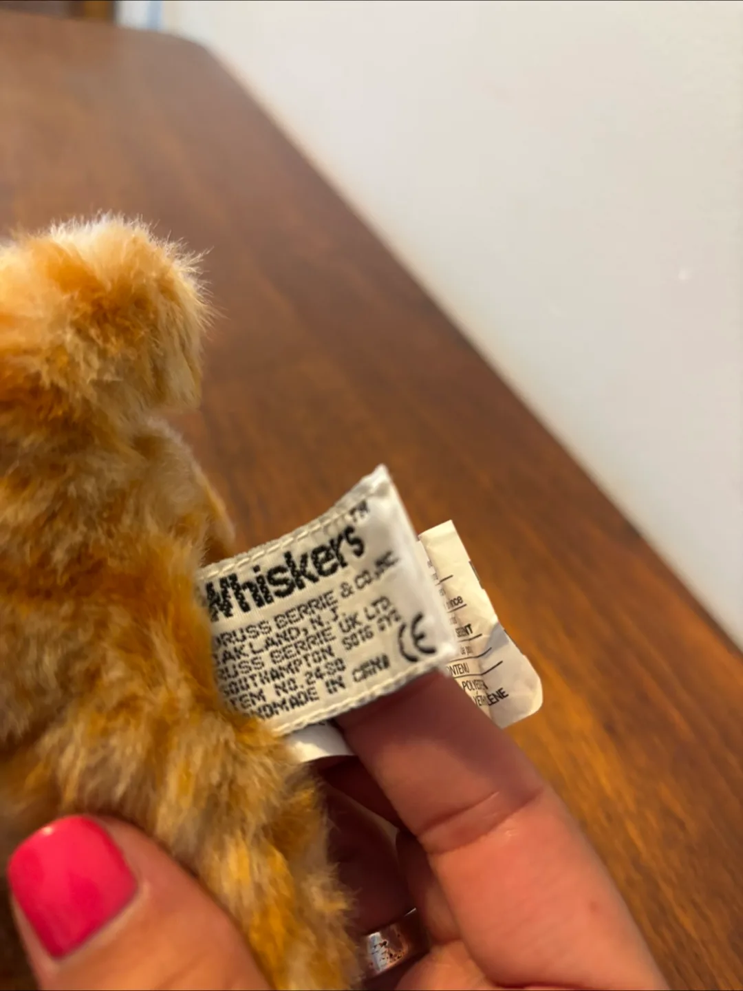 Russ Barrie Collectable Orange Tabby Cat Plush image indicator(6)