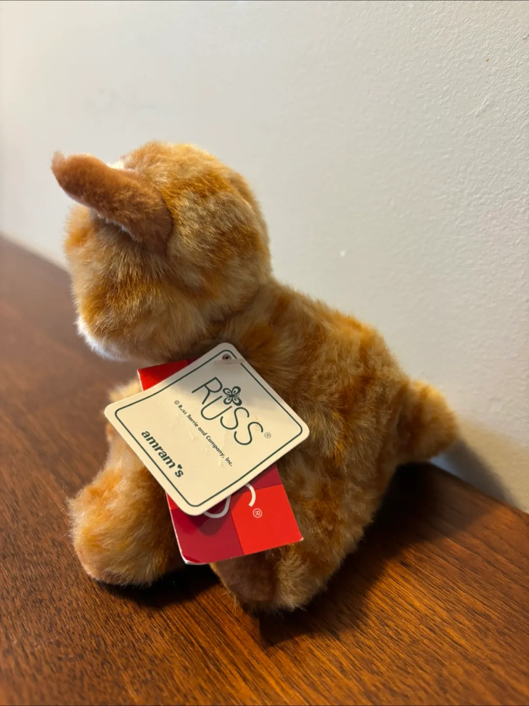 Russ Barrie Collectable Orange Tabby Cat Plush image indicator(2)