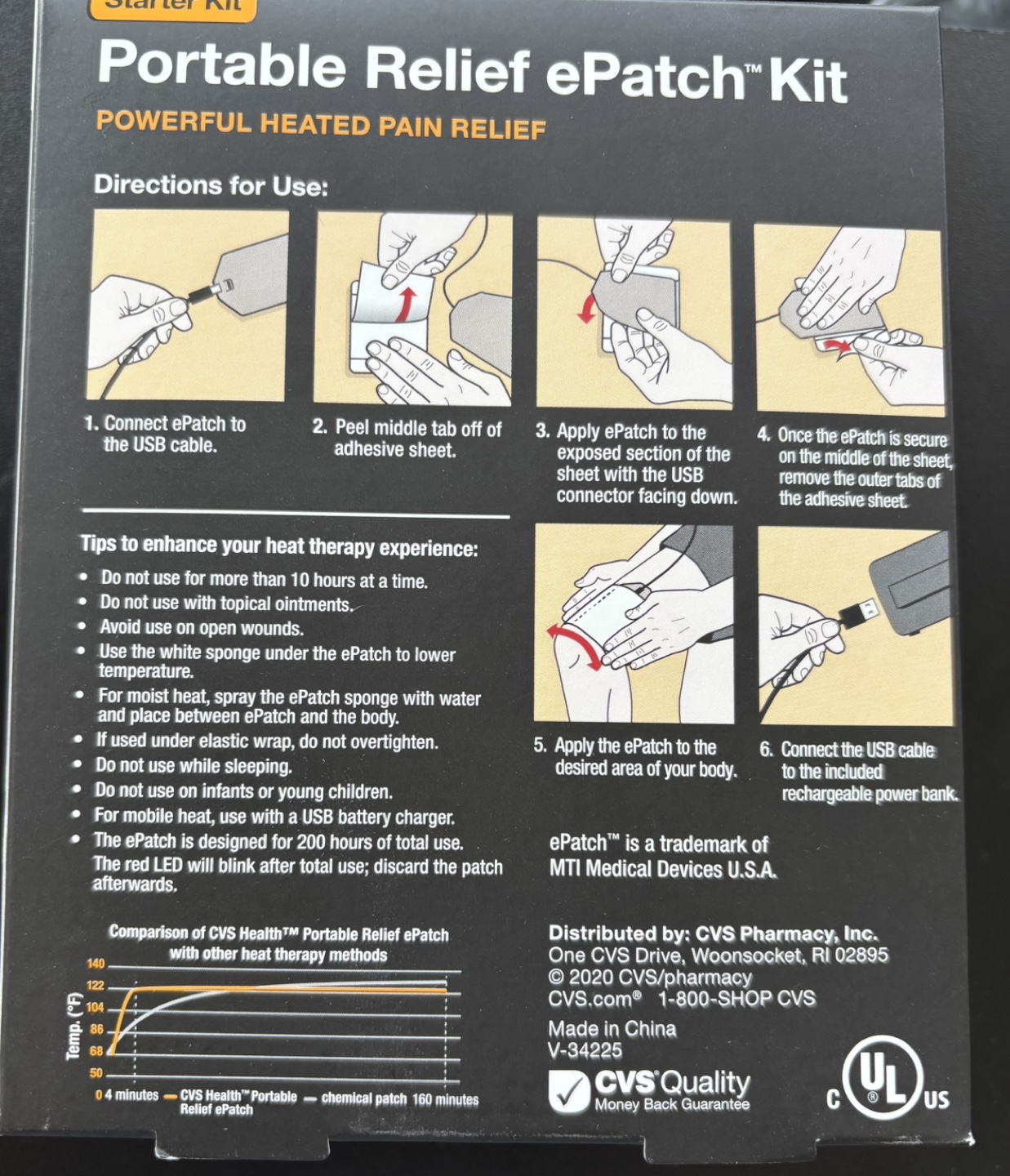 CVS Health Portable Relief ePatch Kit - photo 2
