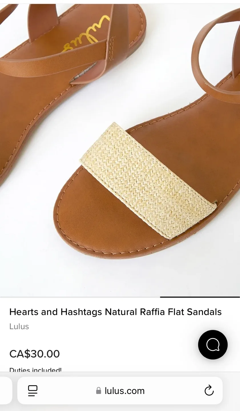 Raffia Flat Sandals image indicator(2)