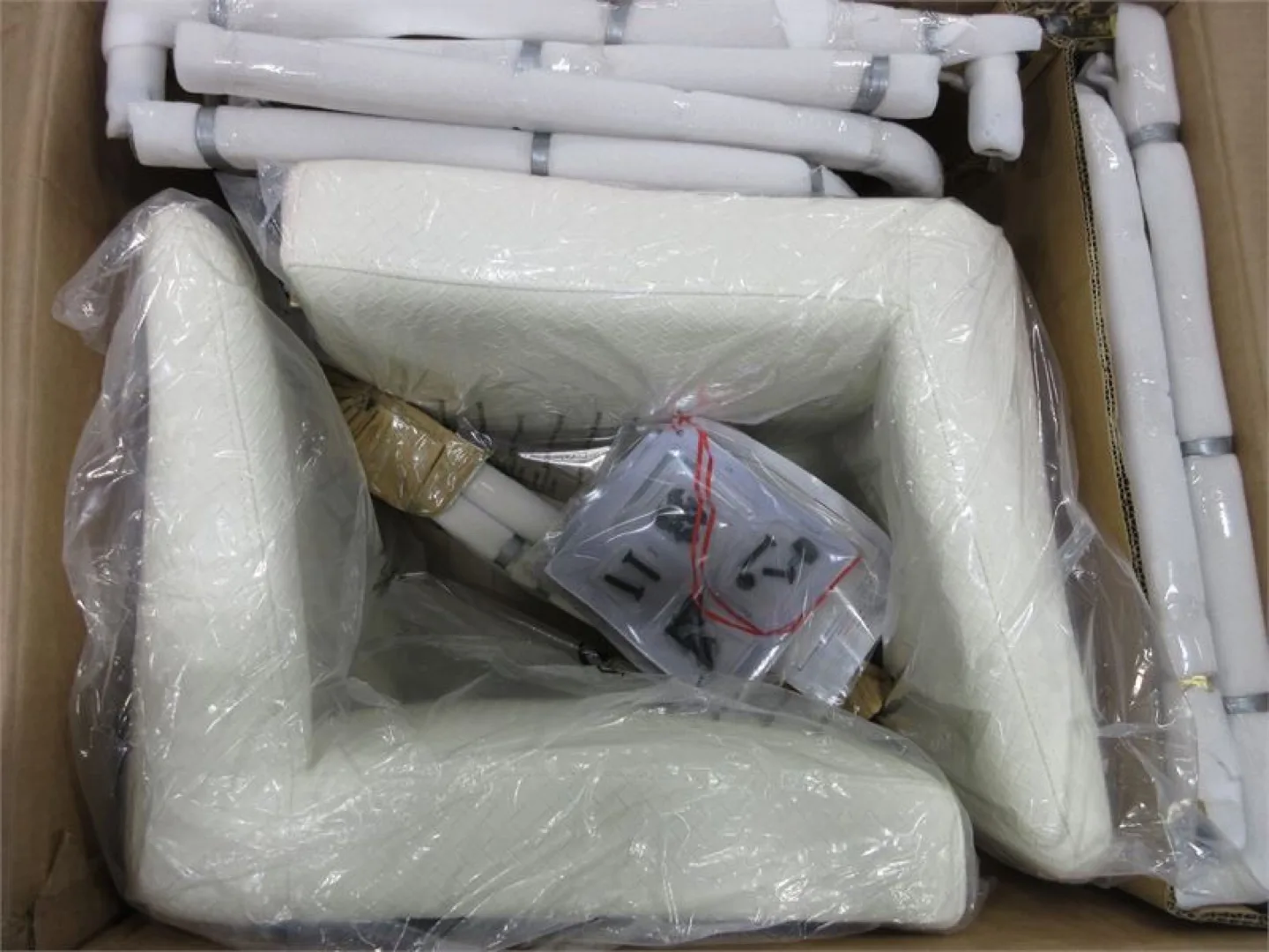 2 Forsyth 24'' Bar Stools, White & Gold image indicator(7)