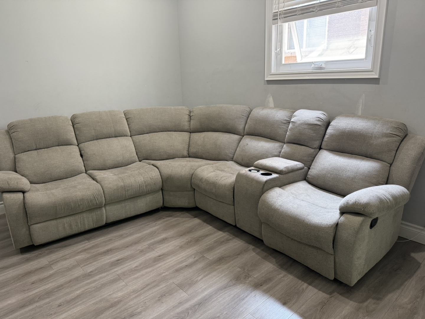Sectional Sofa with Recliners free