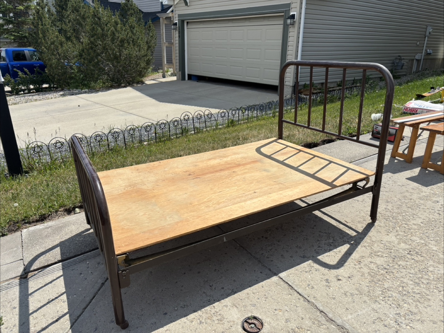 Vintage Metal Bed Frame