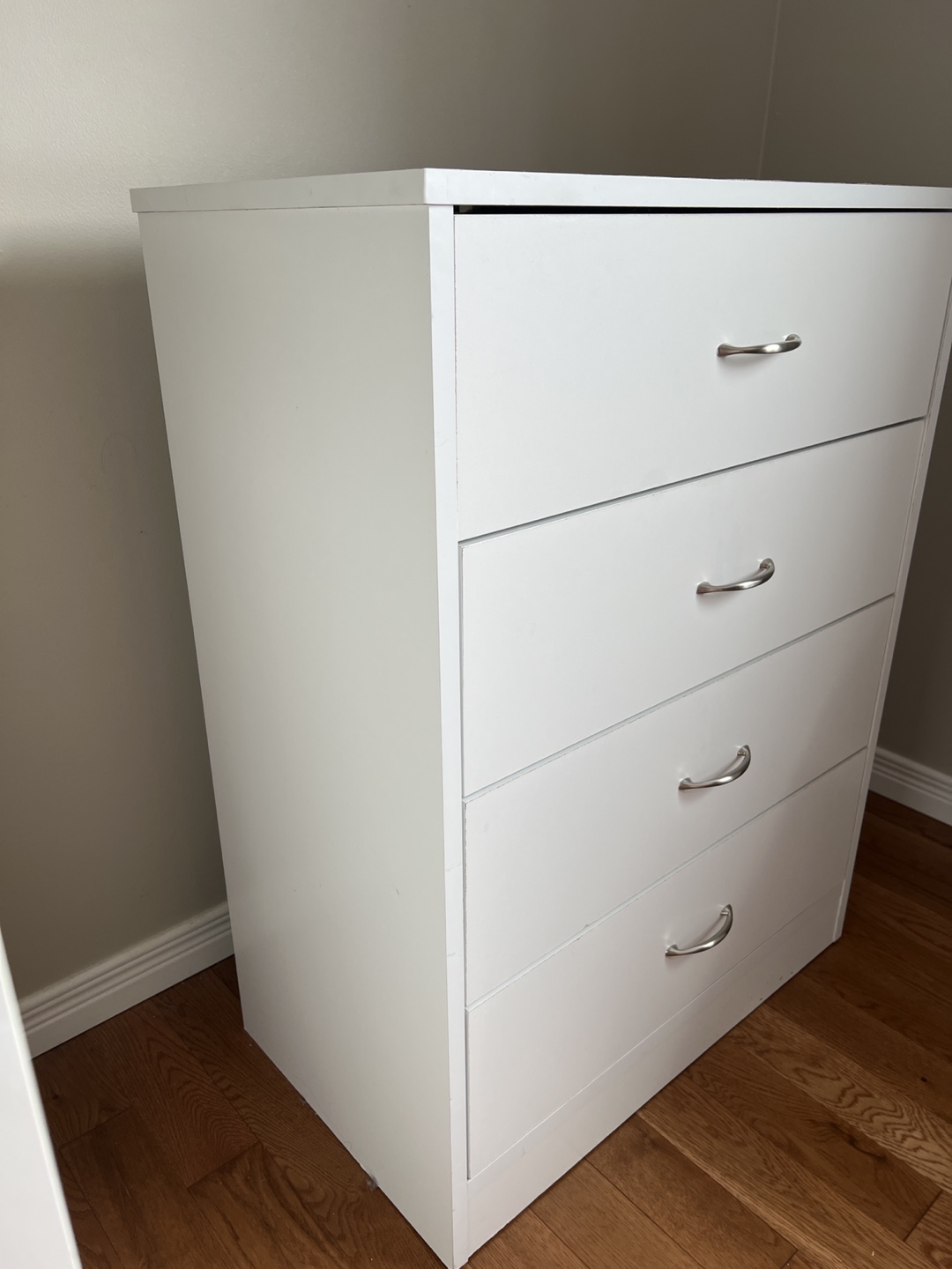 White Dresser with 4 Drawers - photo 4