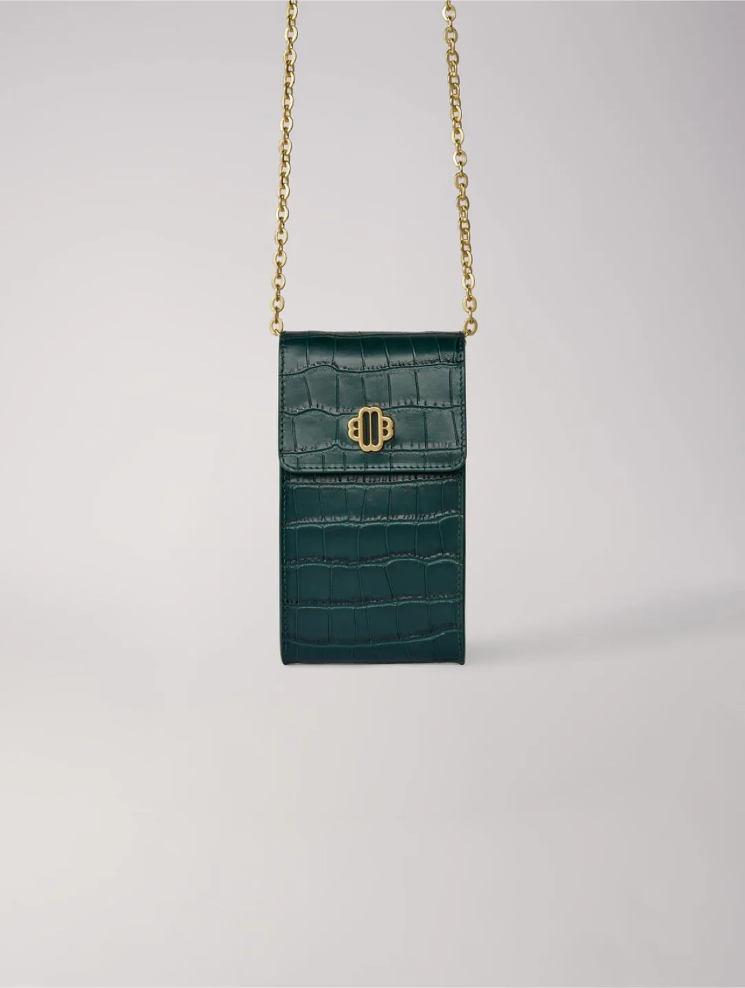 Maje green leather bag thumbnail