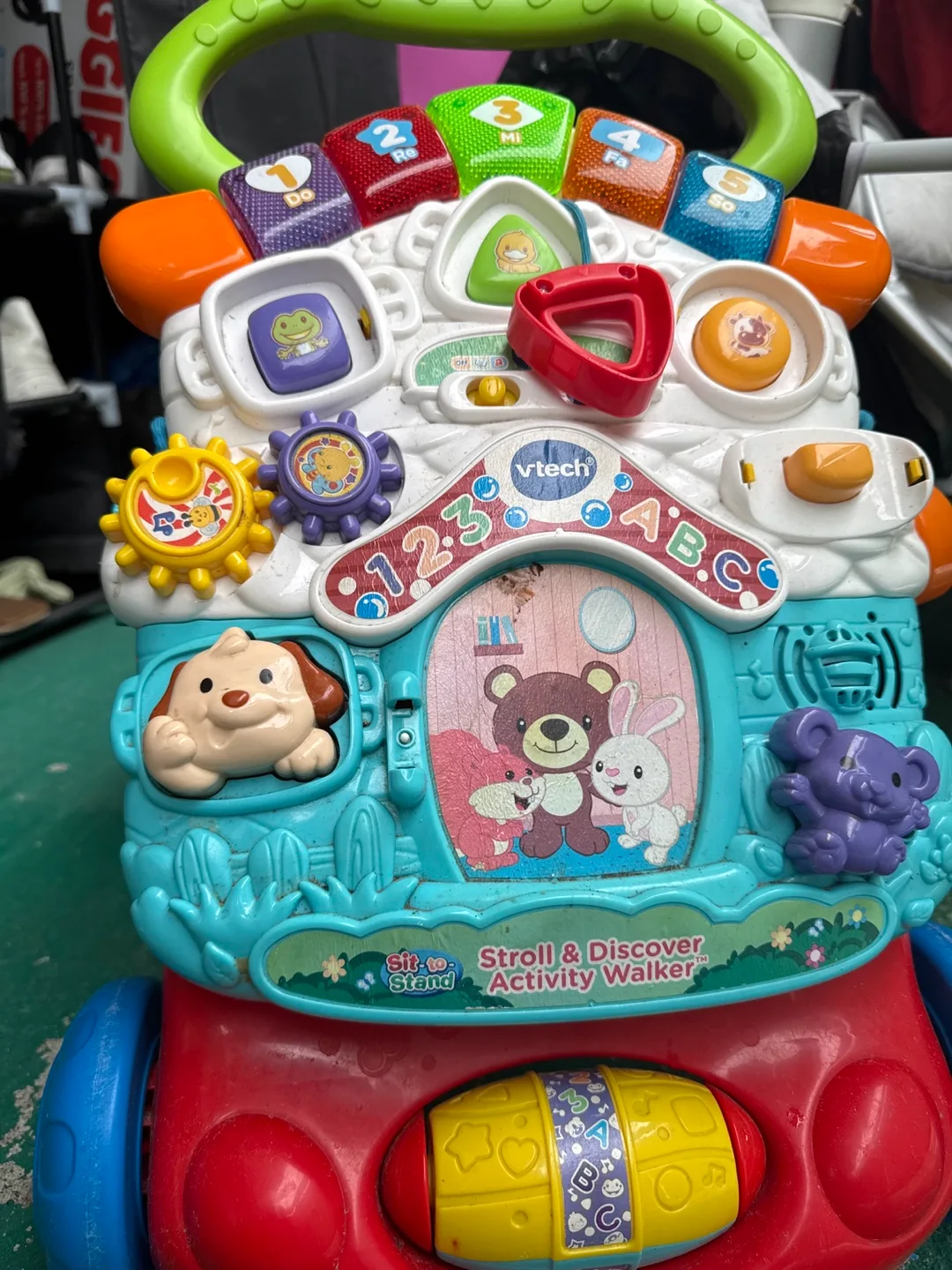 Baby Swing + Free baby walker and large toys image indicator(4)