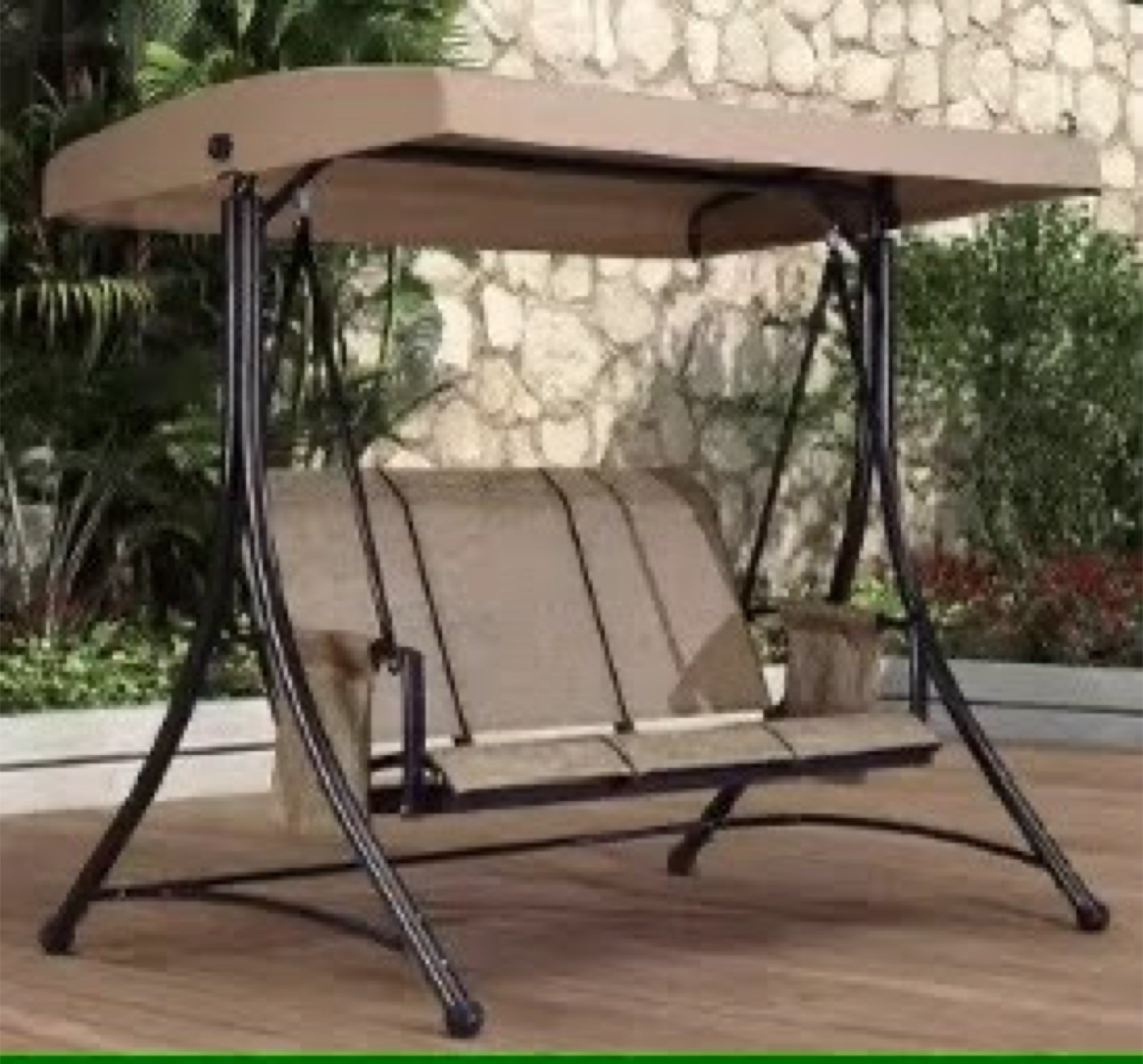 3 seater garden swing chair