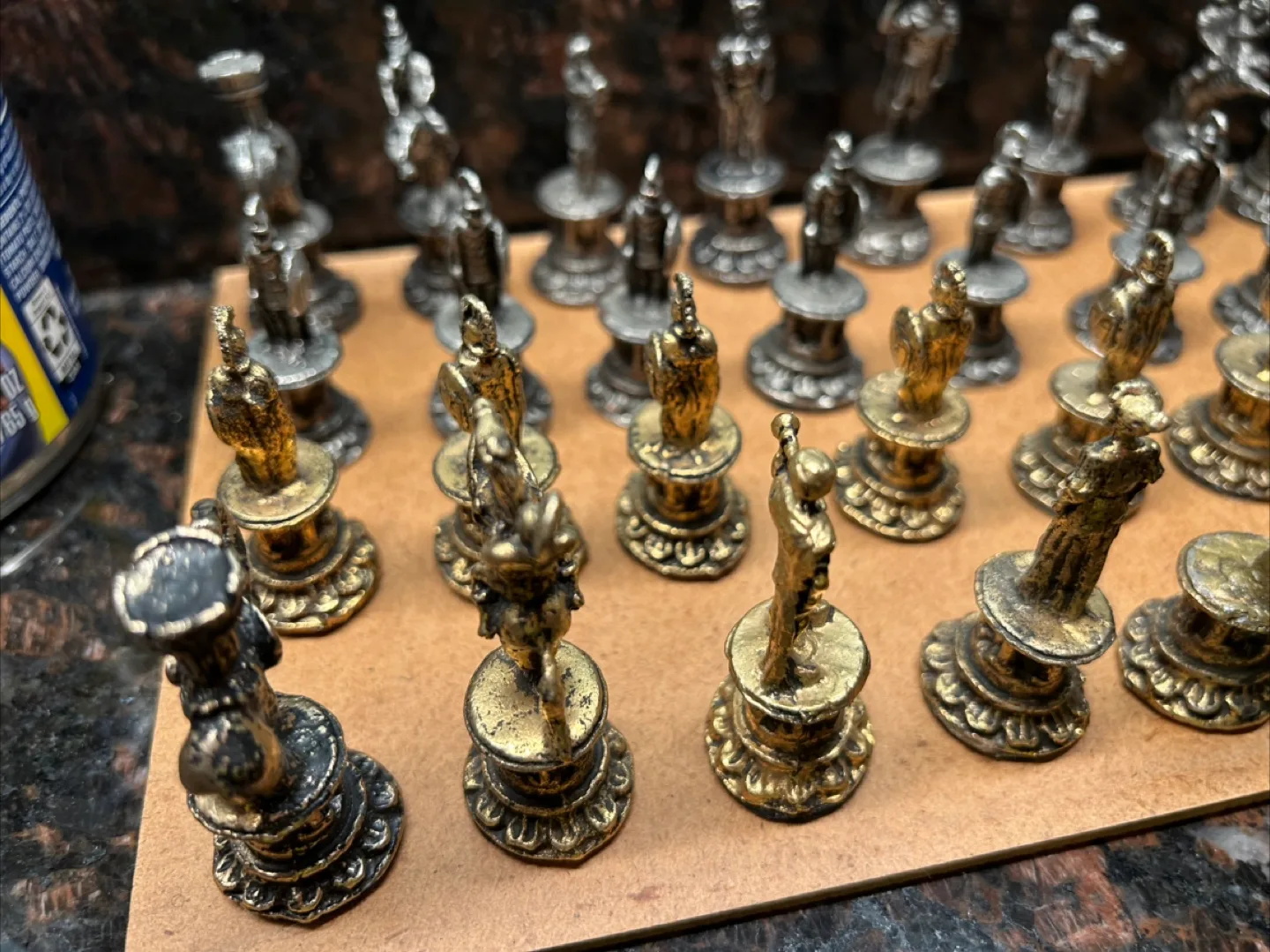 Vintage Chess Pieces Set image indicator(2)