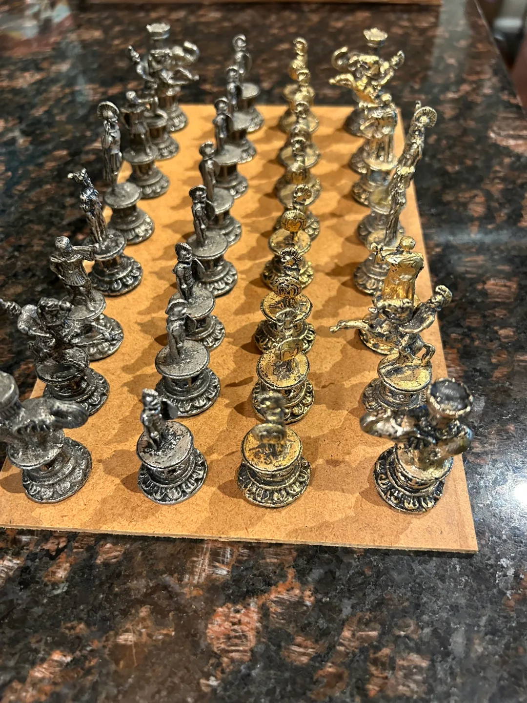 Vintage Chess Pieces Set image indicator(6)