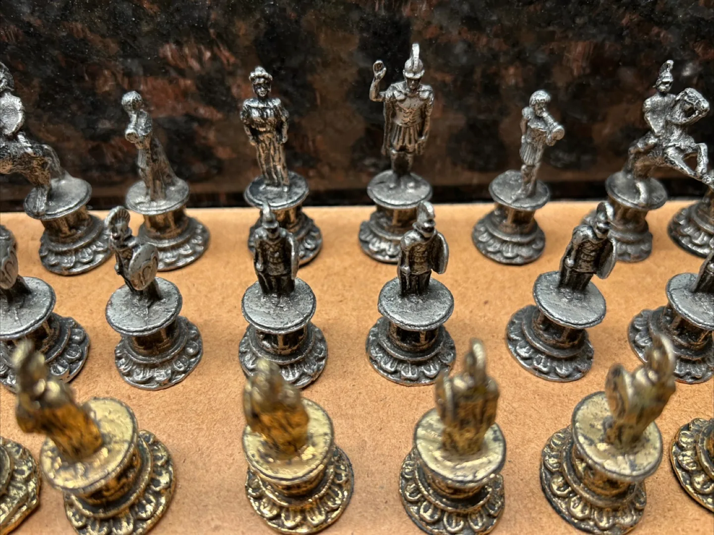 Vintage Chess Pieces Set image indicator(4)