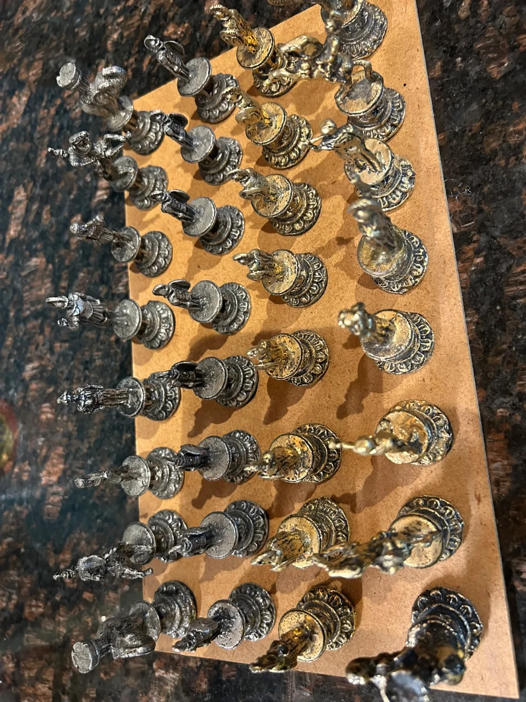 Vintage Chess Pieces Set image indicator(5)