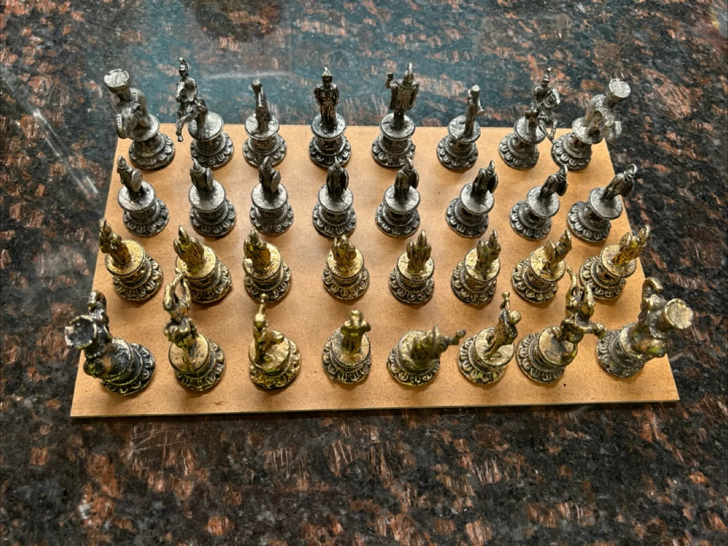 Vintage Chess Pieces Set image indicator(8)