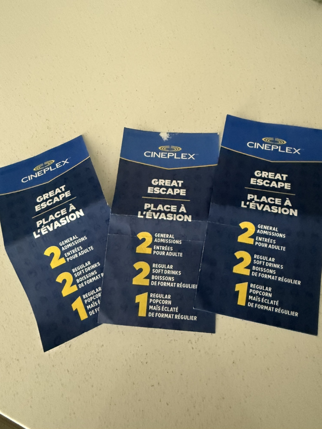 Cineplex Great Escape Tickets