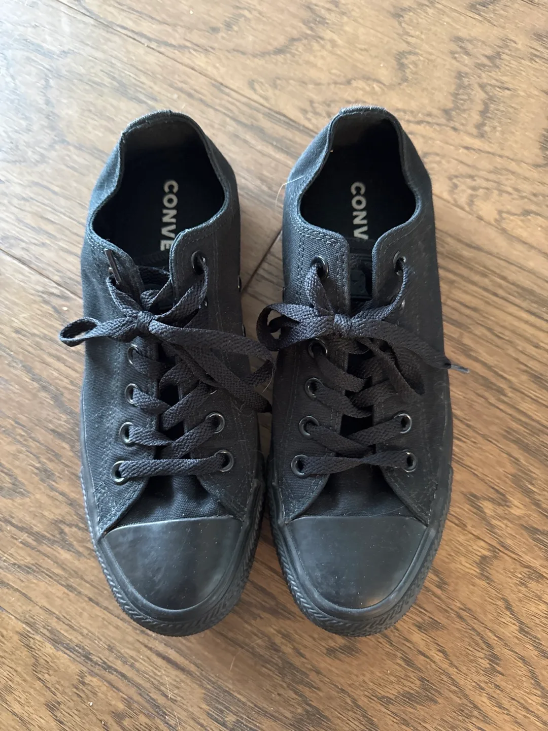 🥕💚Converse All-Star Black Sneakers thumbnail