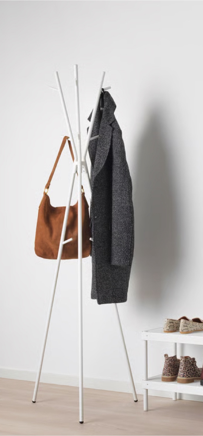 White Coat Rack