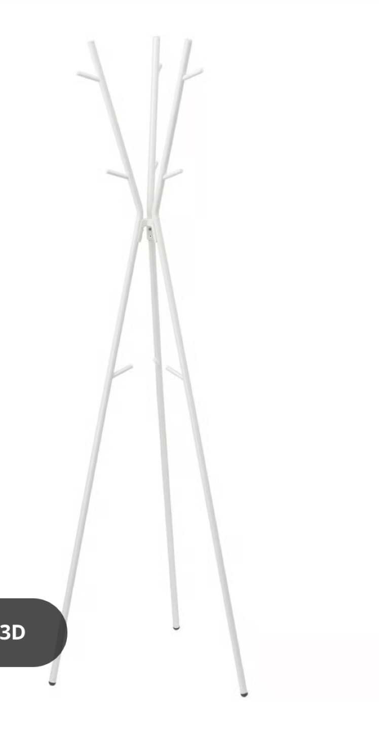 White Coat Rack - photo 2