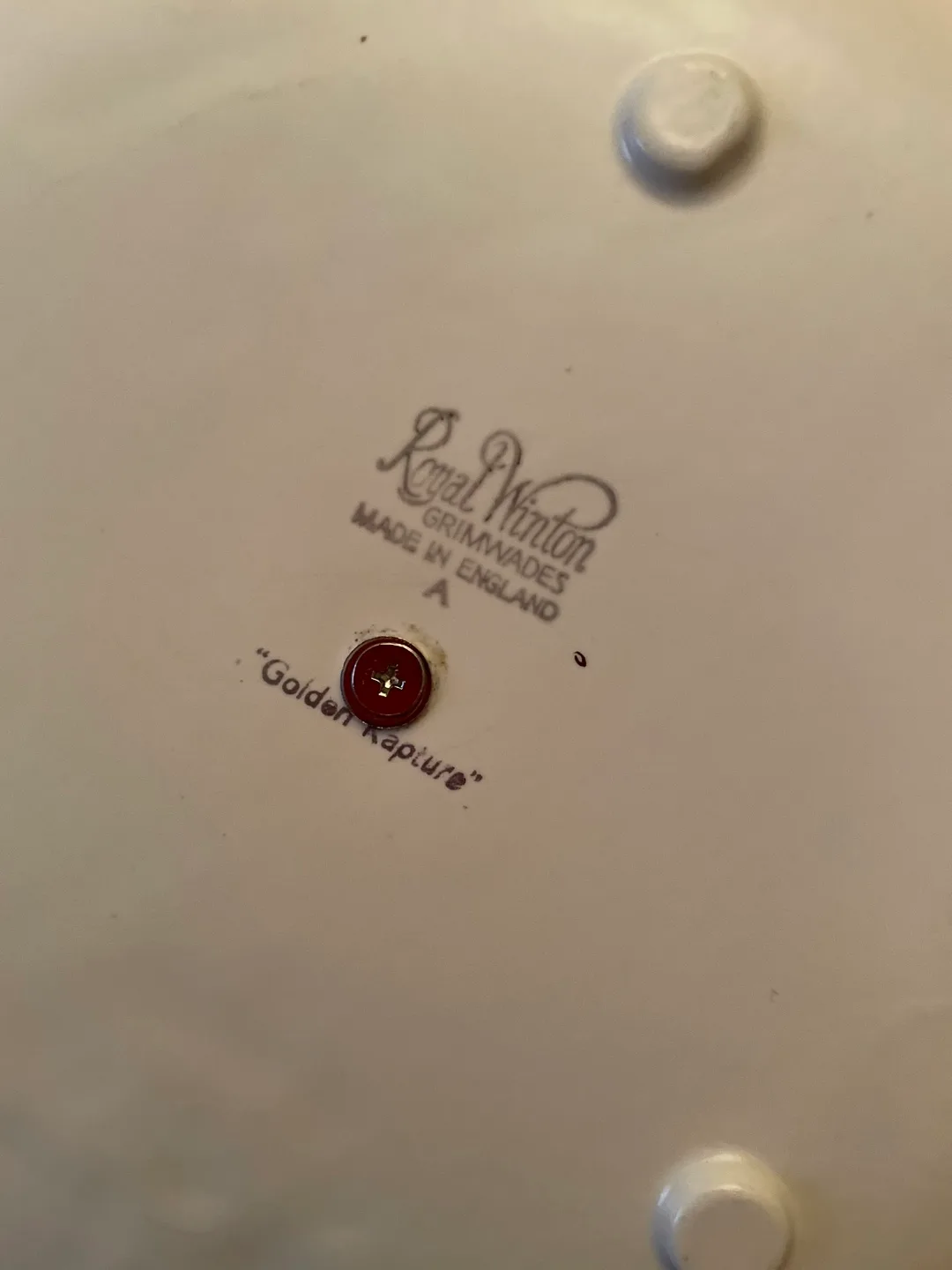 Vintage 1 tier dish made in England image indicator(2)