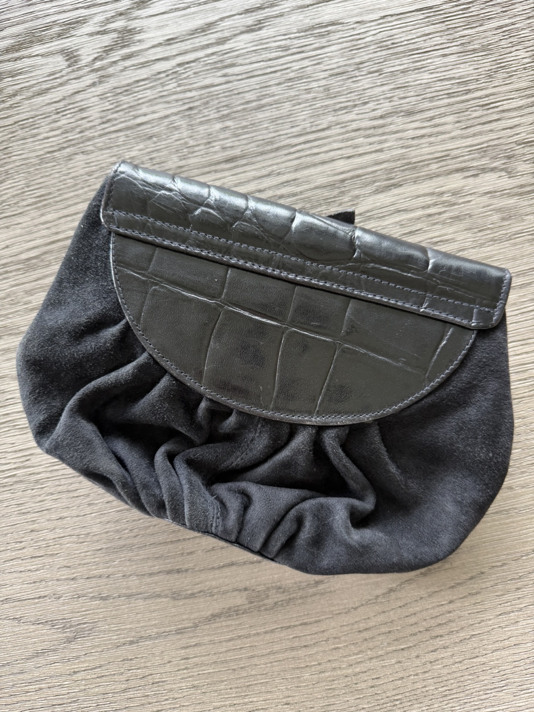 Black Floral Clutch Purse - photo 2