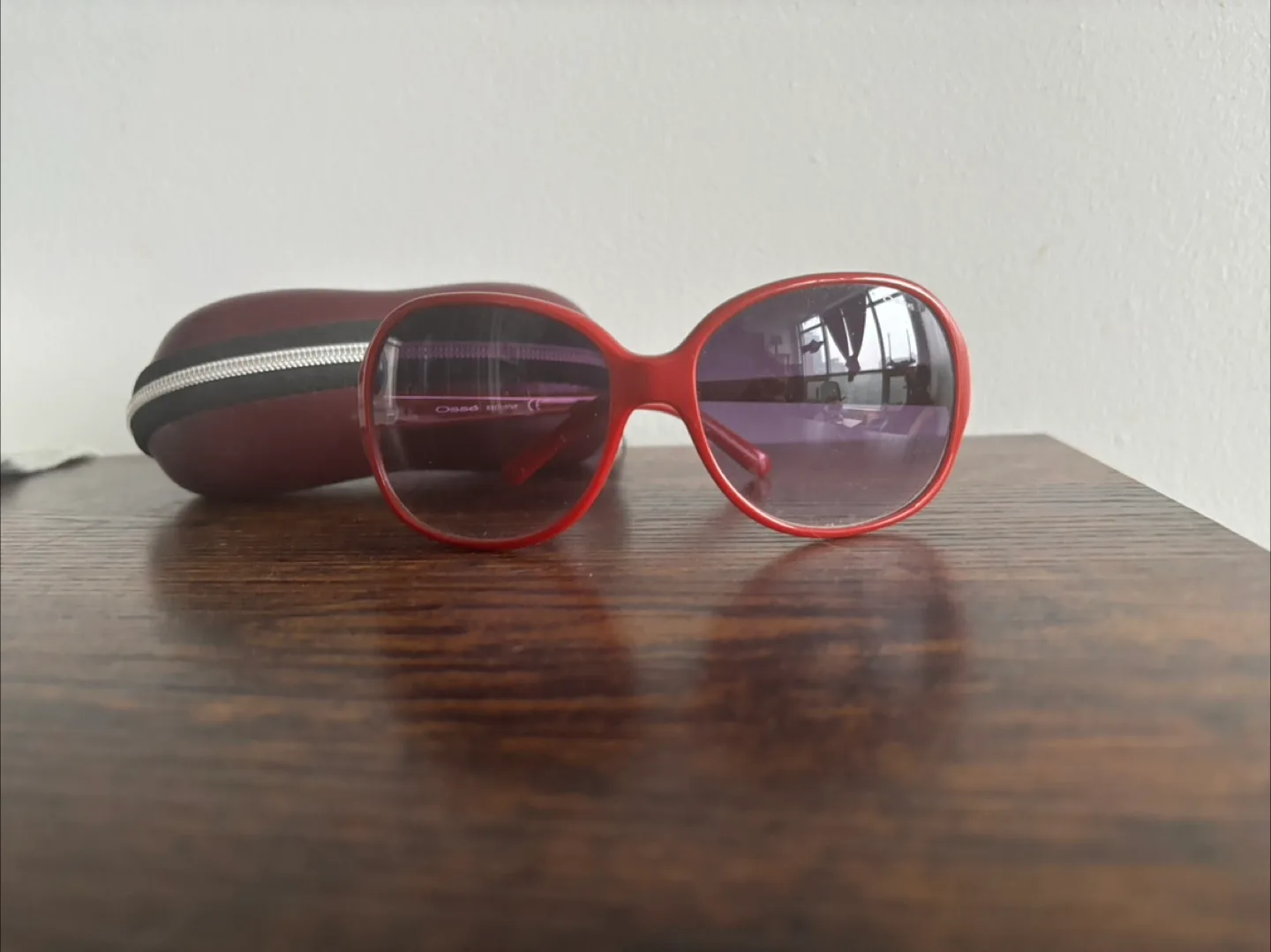 Red Sunglasses with Case thumbnail