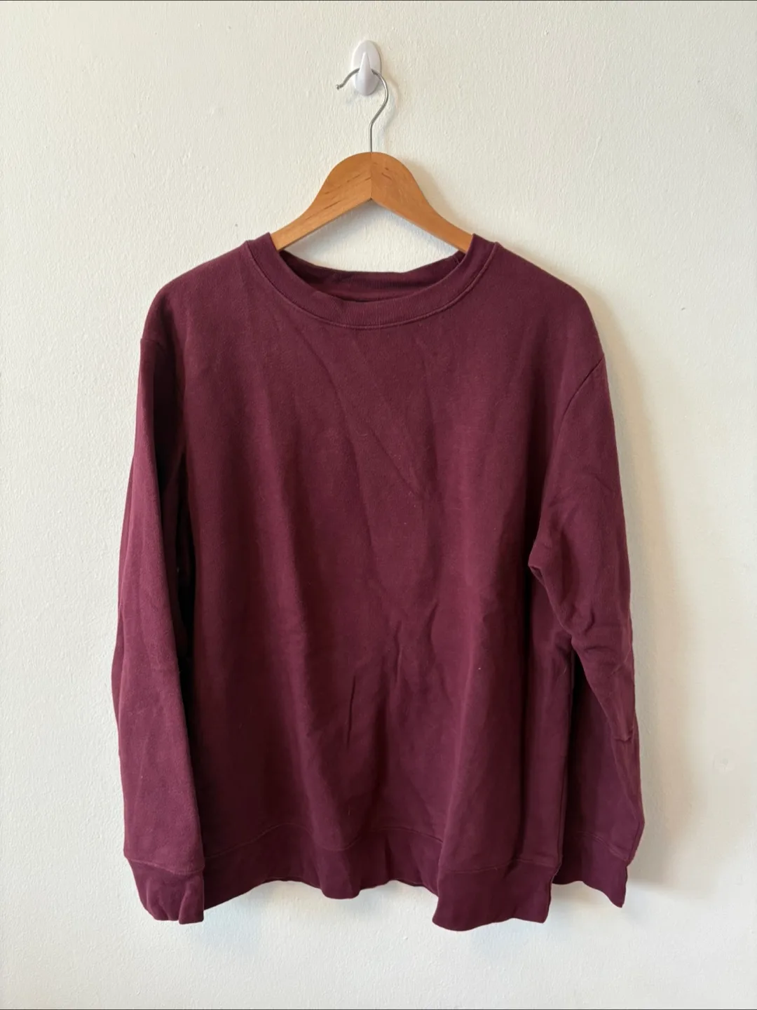Maroon Crew Neck Sweatshirt thumbnail